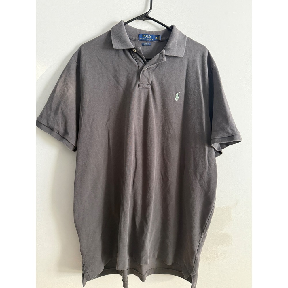 Polo Ralph Lauren Classic Fit Mens Polo Shirt Dark‎ Gray XXL